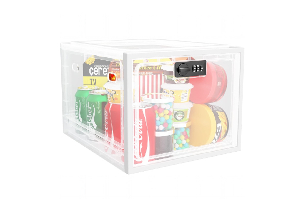 Fridge Snack Storage Box with Lock Combination Code