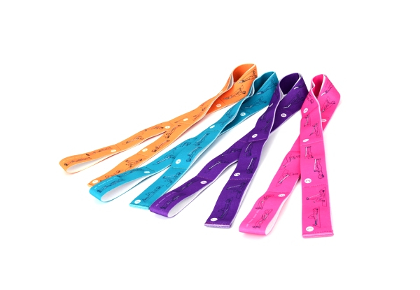 Yoga Pull Strap with Loops - Four Colours Available