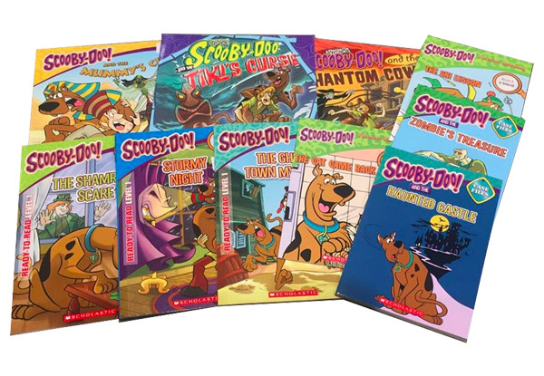 Set of Ten Assorted Scooby-Doo Books