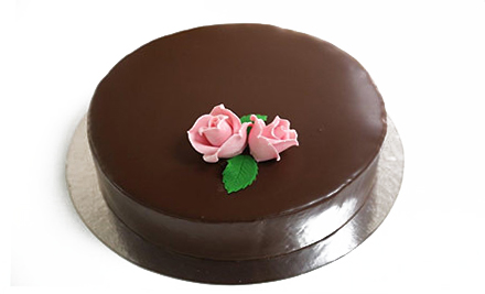 $34 for a Nine-Inch Deluxe Moist Chocolate Cake or $36 with Rose Decoration (value up to $56)