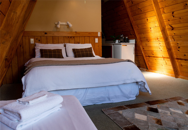 One-Night Stay in a Studio Chalet for Two People incl. Two-Course Dinner & Cooked Breakfast for One of the Nights - Option for Two-Nights & up to Four People Available