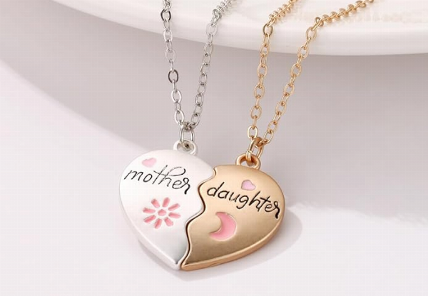 Two-Piece Mother & Daughter Magnetic Necklace Set