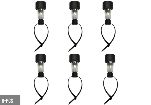 Six-Piece Solar Pool Fence Lights Set - Option for 12-Pieces