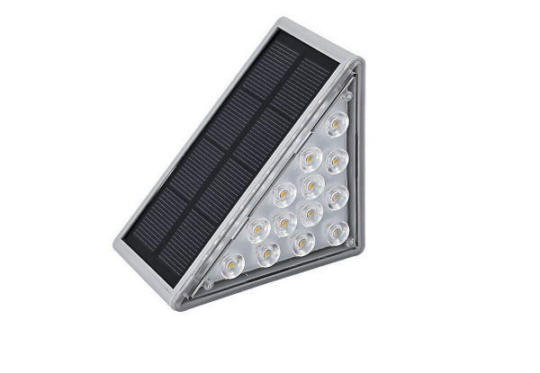 Two-Piece Outdoor Solar Step Lights - Available in Two Colours & Option Four-Piece