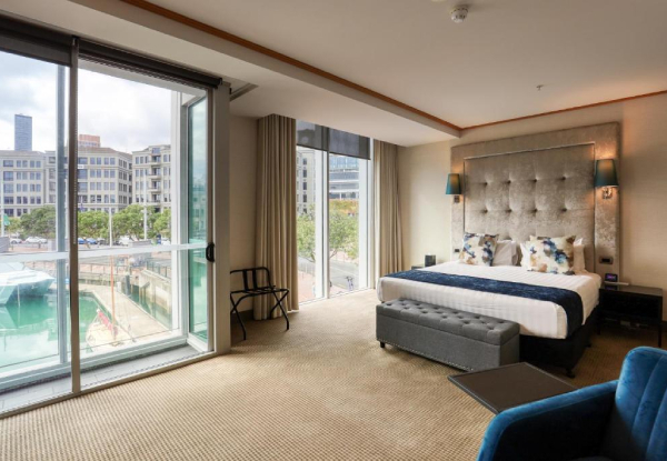 Auckland Viaduct Stay for Two at Marsden Viaduct Hotel in a Superior King Room Incl. Daily Breakfast Boxes, Early Check-In & Room Upgrade - Option for Two-Nights