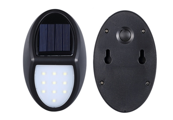 600LM 10-LED Solar-Powered Outdoor Security Light - Options for Two or Four