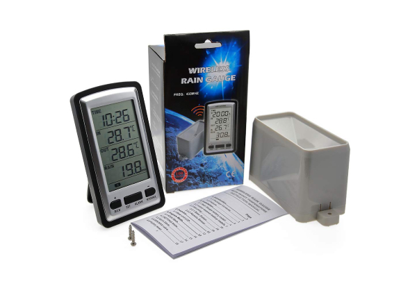 Digital Wireless Rain Gauge with RCC