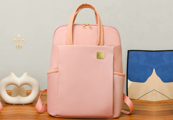 Laptop Backpack with Luggage Strap - Available in Four Colours