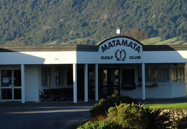 10 Holes of Golf at the Beautiful Matamata Golf Course - Option for 18 Holes & to incl. Golf Cart