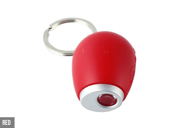 Digital Projection Clock Keyring - Three Colours Available