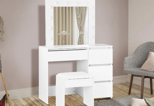 LED Dressing Table - Available in Two Options