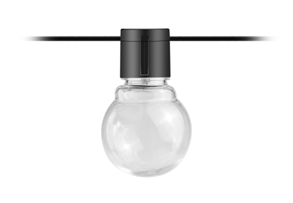 Retro-Style Solar-Powered String Light Bulbs