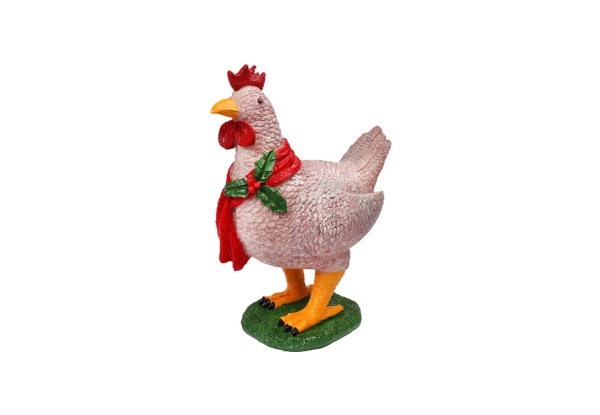 LED Outdoor Chicken with Scarf