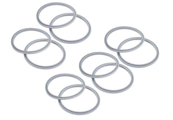10-Piece Replacement Rubber Ring Seal Compatible with Nutribullet Gasket 600W/900W/1000W/1200W