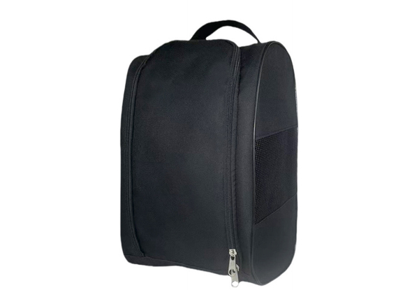 Golf Shoe Bag with Side Accessory Pocket - Option for Two-Piece