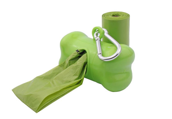 120 Biodegradable Dog Poop Bags with Dispenser - Option for 300 Bags