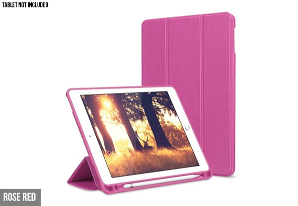 Folio Case Smart Cover Compatible with iPad Air 2, Air 1 & Pro W - Eight Colours Available