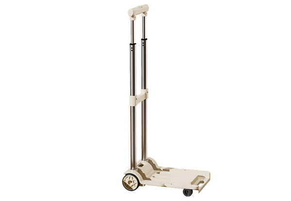 Portable Folding Hand Truck with Four Wheels