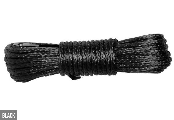 Winch Line Cable Rope - Three Colours Available