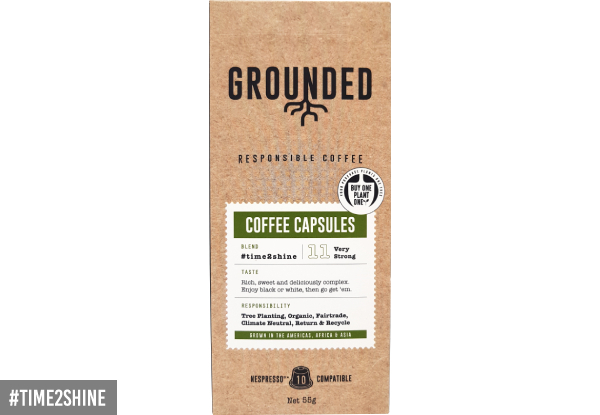 60 Organic & Fairtrade Grounded Fresh Coffee Capsules, Compatible with Nespresso Machines - Option for 120 Capsules