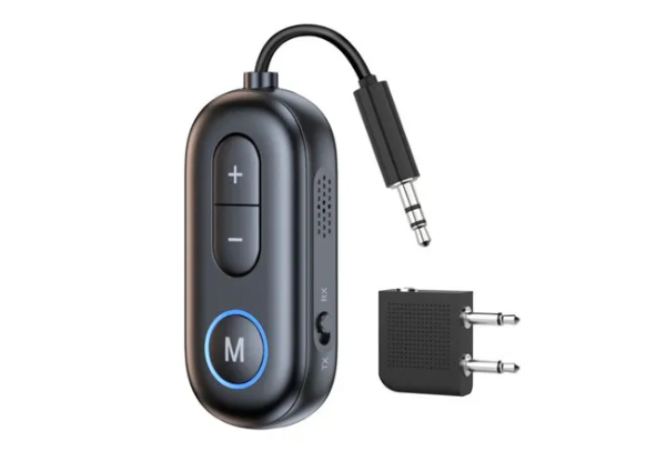 Bluetooth 5.4 Airplane Audio Transmitter & Receiver Adapter