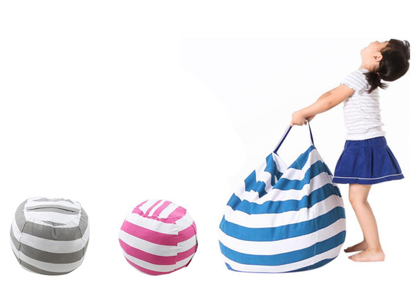 Stuffed Toy Storage Bean Bag - Three Colours & Four Sizes Available with Free Delivery