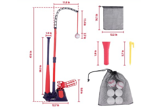 Kids Three-in-One Tee Ball Toy Set