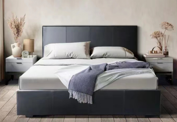 Vernazza PU Leather Bed Frame - Two Sizes Available