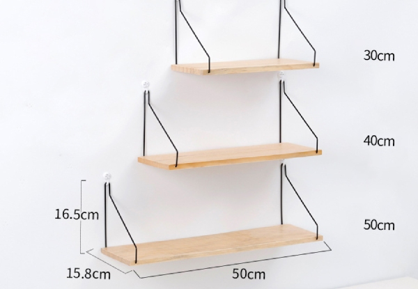 Modern Decor Wall Flat Shelf - Three Sizes Available