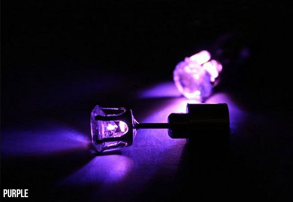 LED Sparkly Earrings - Five Colours Available with Free Delivery