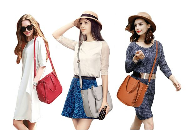 Four-Piece Women's Bag Set - Five Colours Available