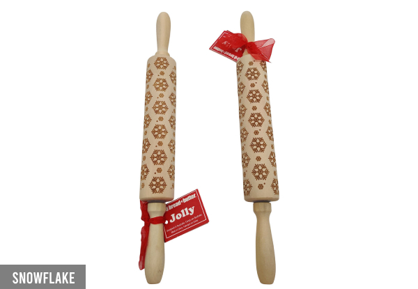 Bread & Butter Laser Etch Wooden Rolling Pin - Two Styles Available
