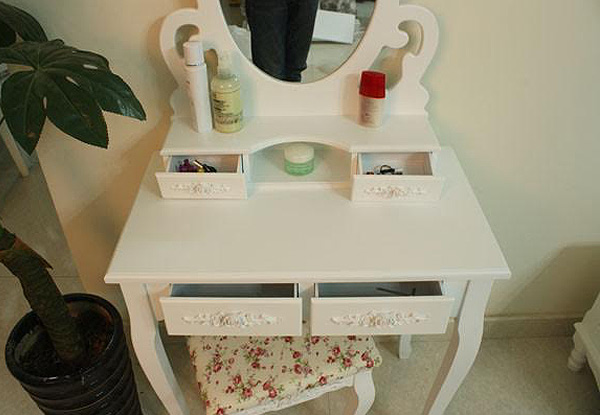 Dressing Table with Stool