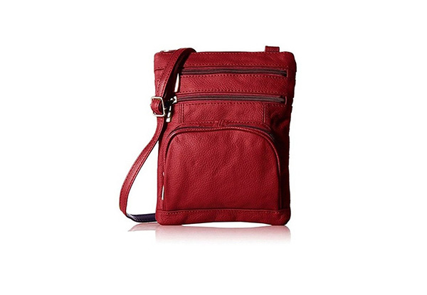 Leather Crossbody Purse - Four Colours Available & Options for Two