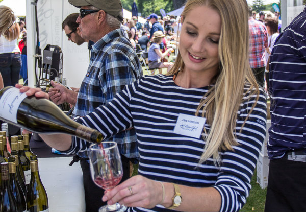 One Entry to the South Island Wine & Food Festival 2018 - Saturday 1st December incl. a Souvenir Tasting Glass, Three Wine Tasting Tickets, & Access to All Features & Entertainment