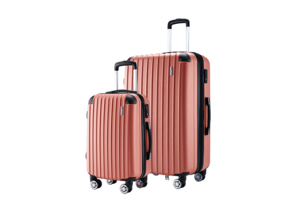 Two-Pack Green Luggage Set - Available in Two Colours & Option for Three-Pack