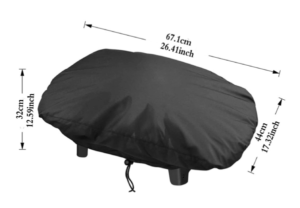 Portable BBQ Stove Grill Cover Compatible with Weber Q1000 Series - Option for Two-Pack