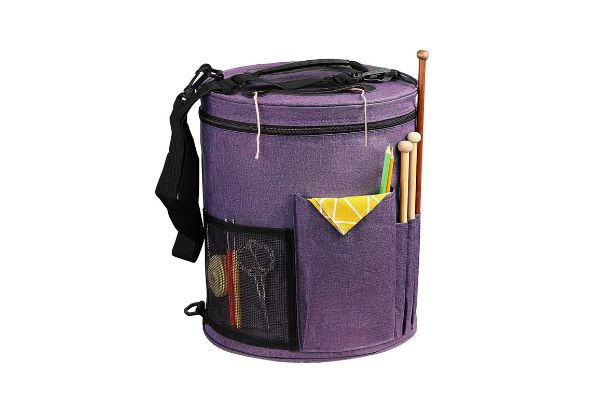 Portable Yarn Organiser Bag - Available in Three Colours & Option for Two-Pack