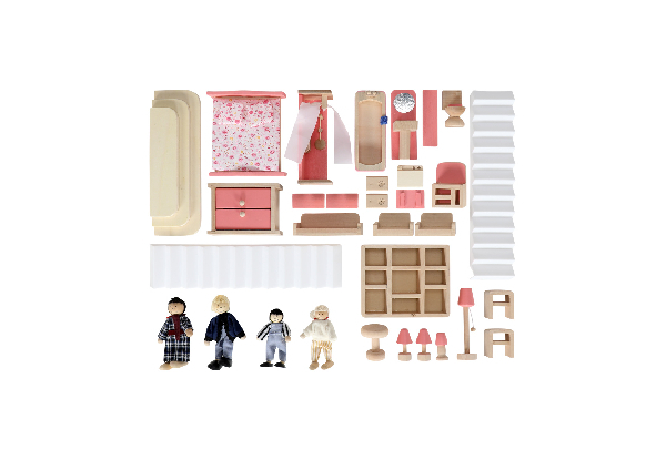 Wooden Kids Doll House - Option for Farm Play Set