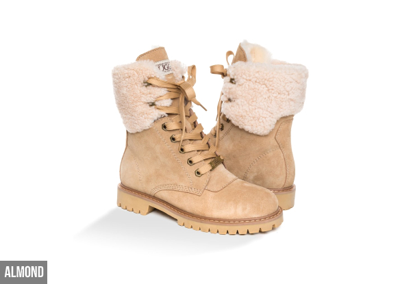 OZWEAR UGG Womens Liliana Shearling Boots - Three Colours & Five Sizes Available
