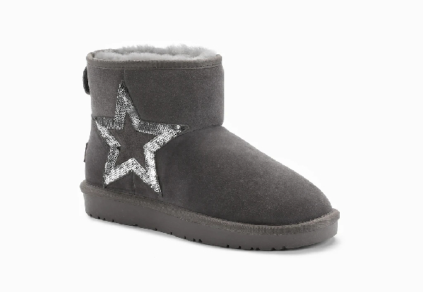OZWEAR UGG Womens Denise Sequin Starry Boots - Two Colours & Five Sizes Available