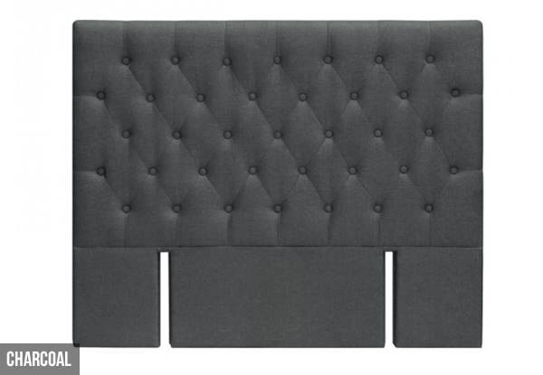 Floor Standing Fabric Headboard - Two Colours Available