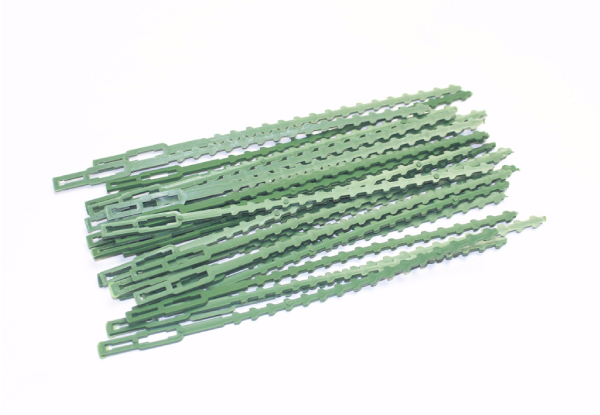 30-Pack of Adjustable Reusable Plastic Garden Twist Ties with Free Delivery