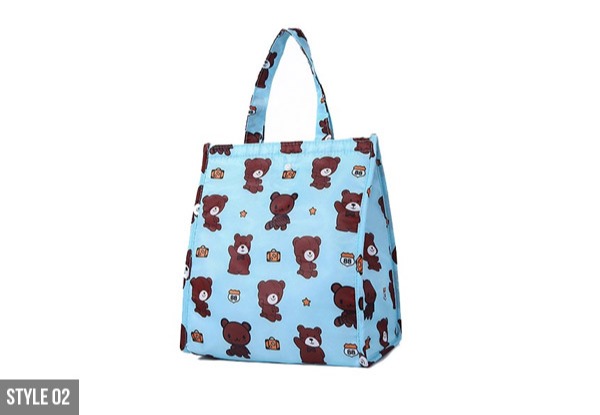 Insulated Reusable Lunch Bag - Three Styles Available & Free Delivery