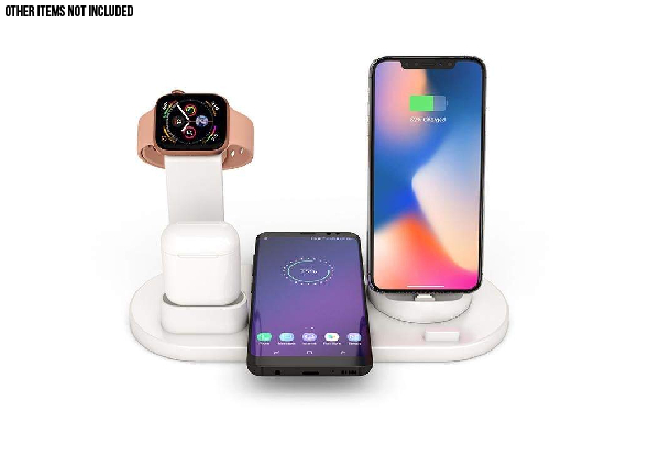 Three-In-One Wireless Charging Dock Compatible with Apple Watch & Airpods - Available in Two Colours