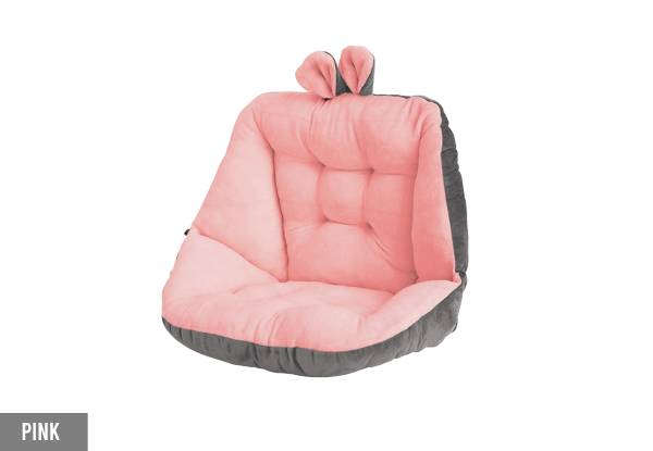 Chair Cushion with Backrest - Available in Five Colours & Two Sizes