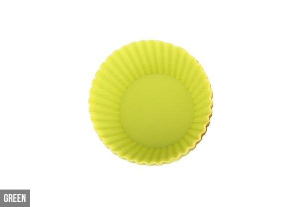 18 Silicone Cupcake Moulds - Six Colours Available