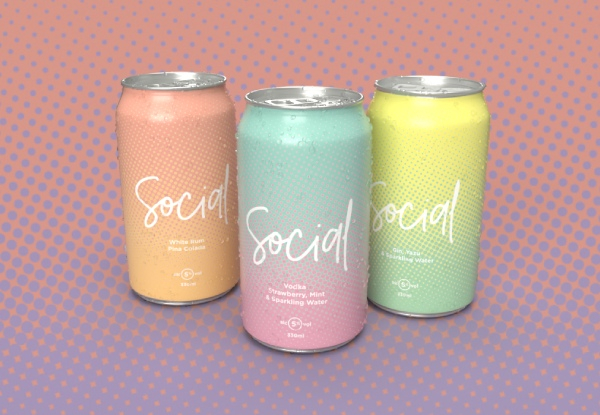 Social RTD Cans