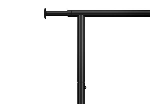Adjustable Heavy-Duty Industrial Clothes Rack - Two Colours Available