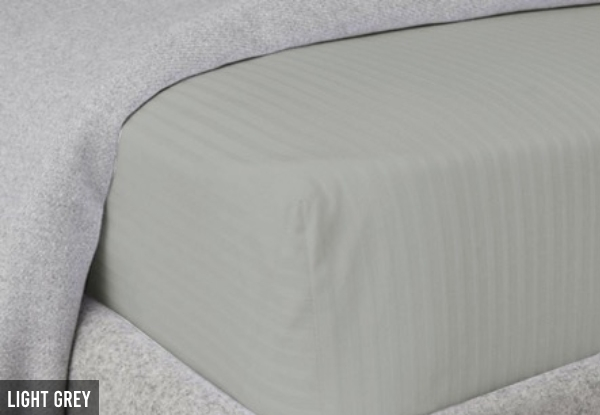 600TC Fitted Sheet - Six Sizes & Seven Colours Available